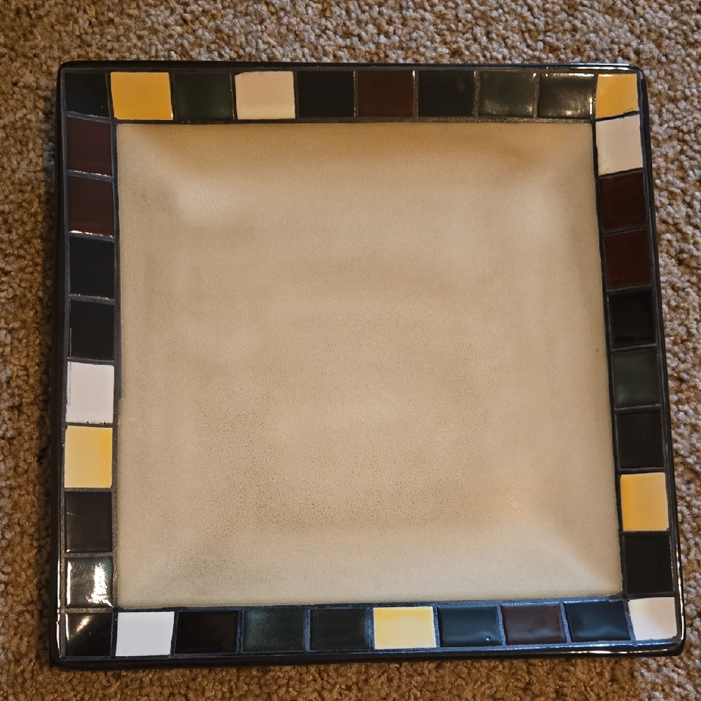 Home Trends 11inch Mosaic Dinner Plate